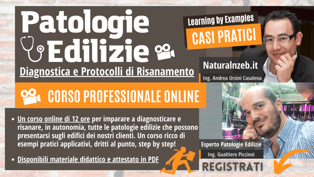 Corso patologie edilizie diagnostica risanamento