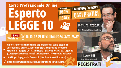 Corso esperto ex legge 10 - 2024