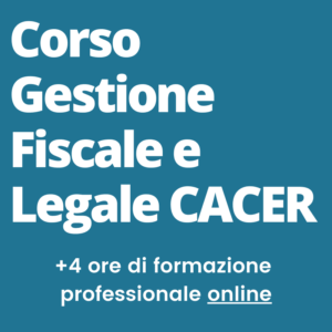 Corso gestione fiscale-legale CACER